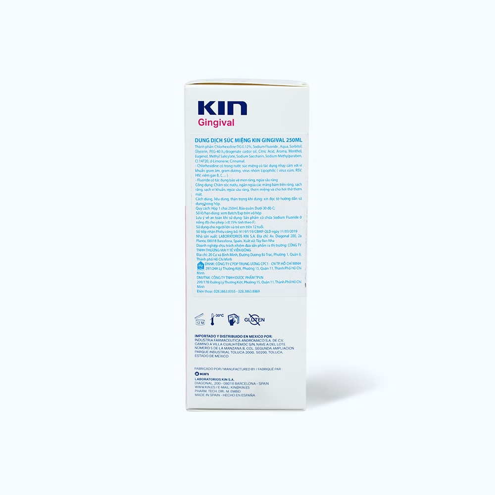Nước súc miệng Kin (Chai 250ml) - Giá Tốt, Chính Hãng | Circa