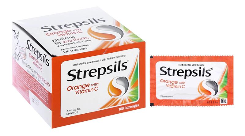 Strepsils orange with vitamin c (h/50g/2v)