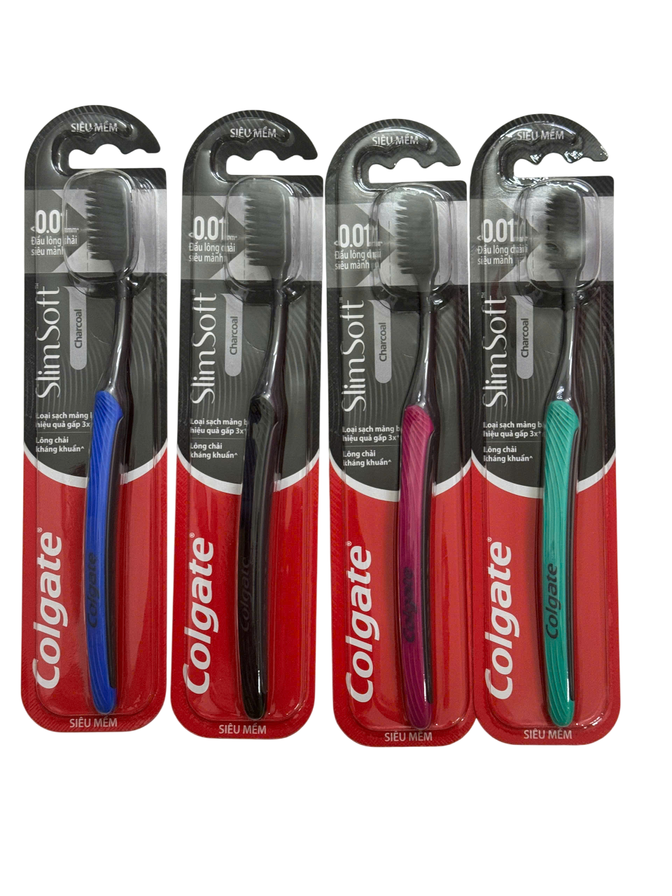 Bàn chải đánh răng Colgate Slim Soft Charcoal (Vỉ 1 cái) - Giá Tốt ...