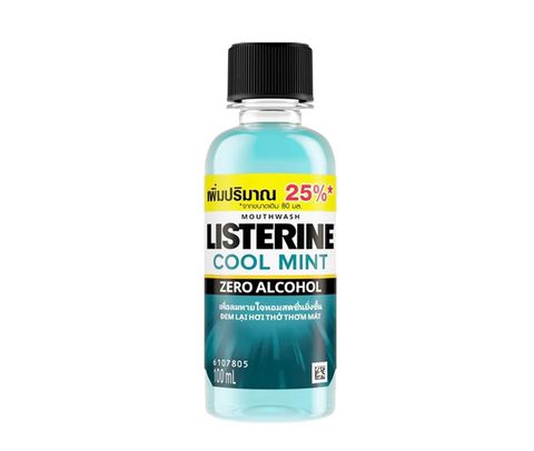 Nước súc miệng listerine cool mint zero alcohol (c/100ml)