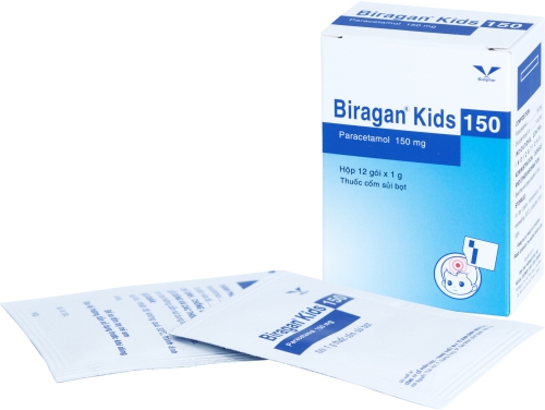 Biragan kids paracetamol 150mg bidiphar (h/12g/1gr)