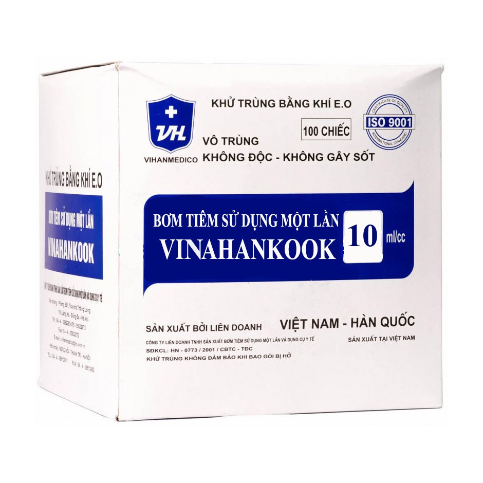 Bơm tiêm 10cc vinahankook (h/100c)-0