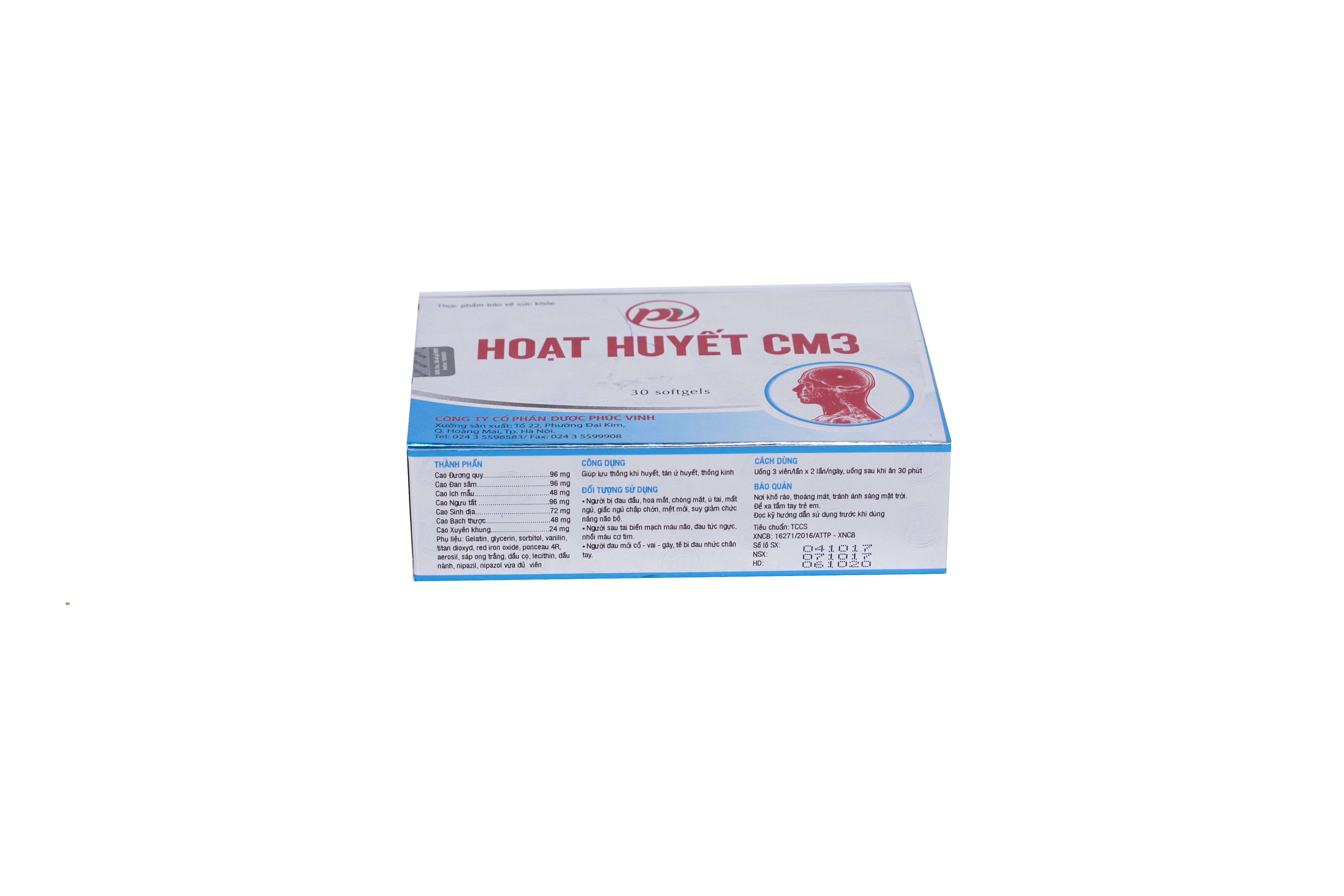 Hoạt huyết cm3 phúc vinh (h/30v) (thuốc)-2