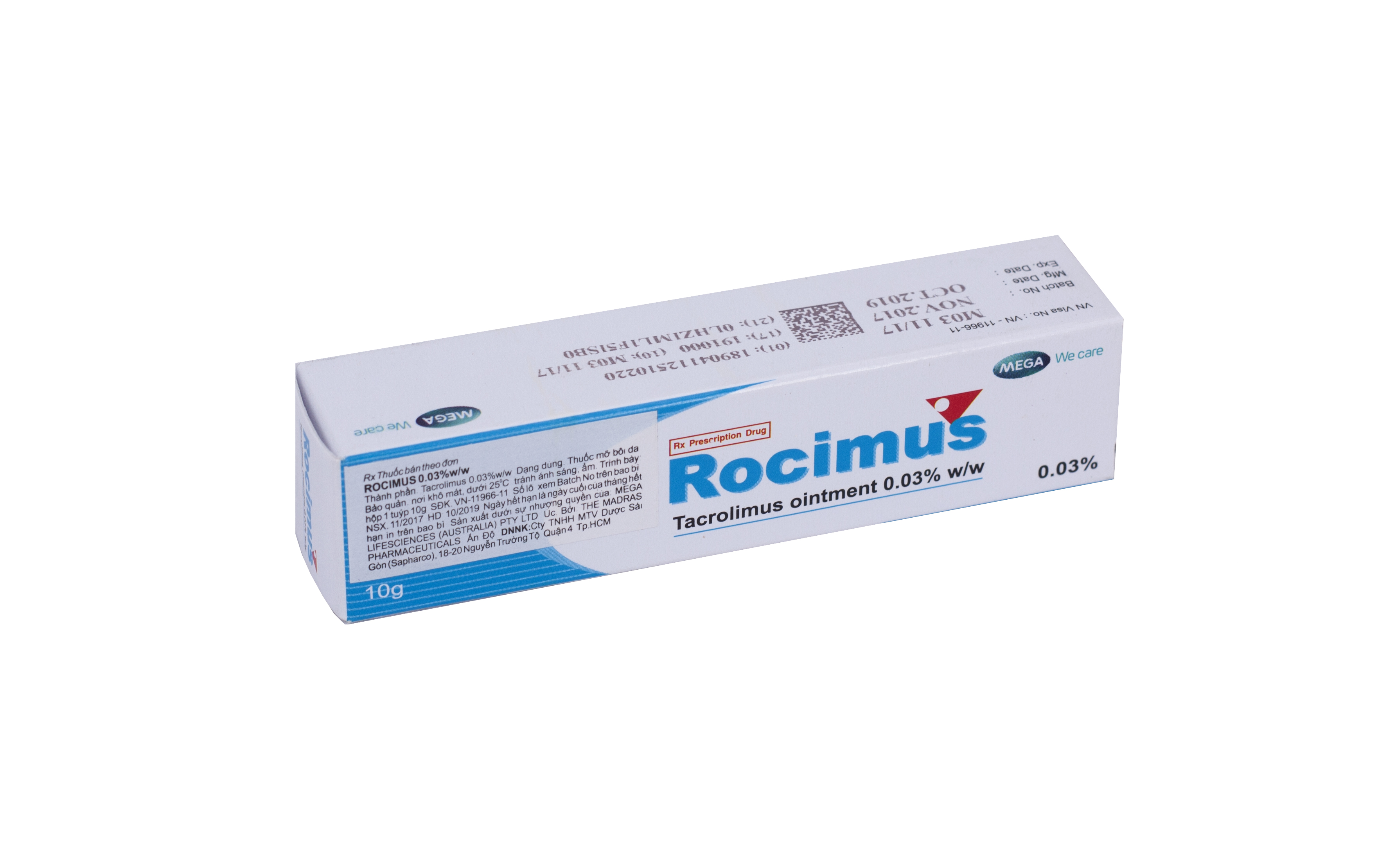 Rocimus tacrolimus 0.03% mega (tuýp/10gr)-3