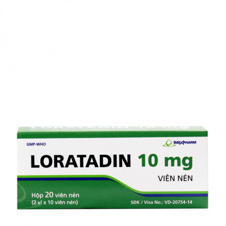 Loratadin 10mg imexpharm (h/20v)