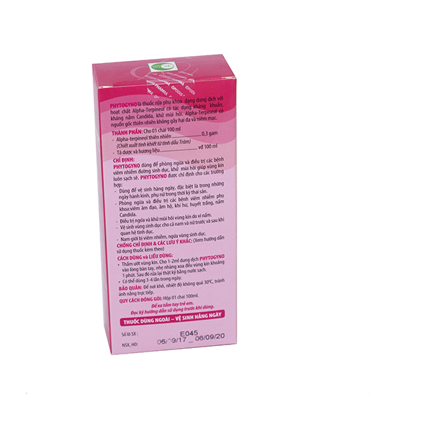 Dung dịch vệ sinh phụ nữ phytogyno opodis pharma (c/100ml)-2