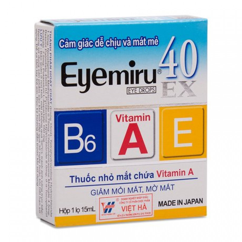Nhỏ mắt eyemiru 40ex nitto medic (c/15ml)