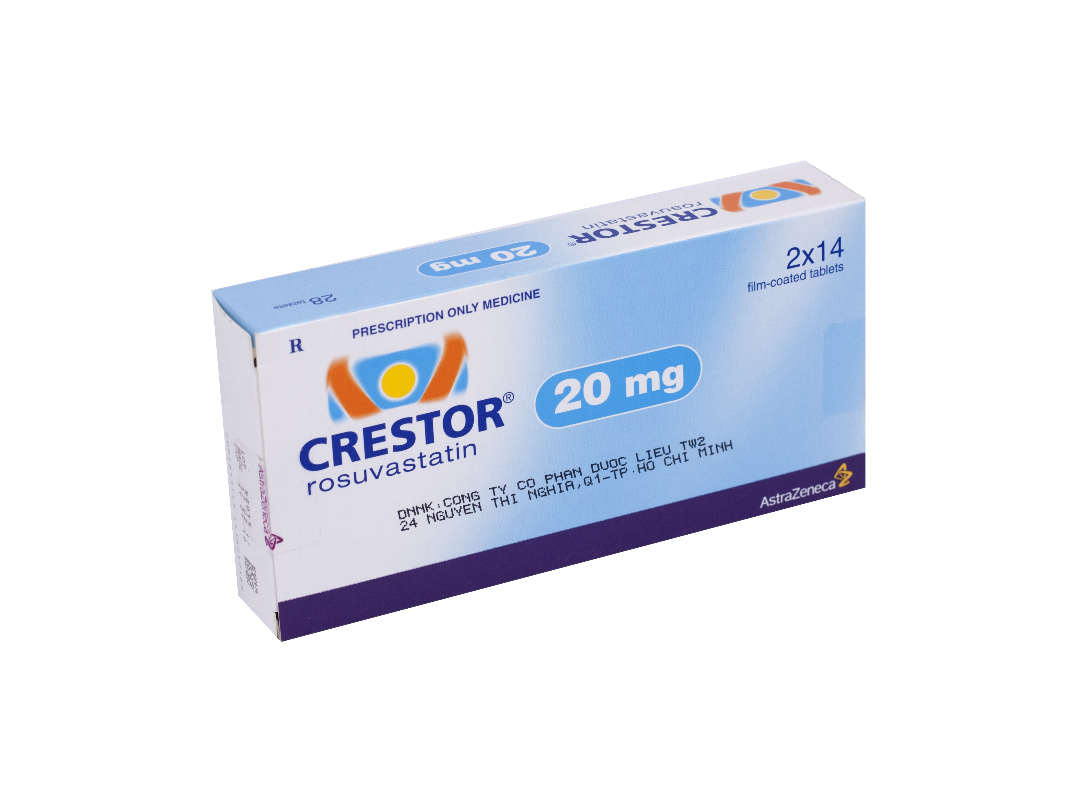 Thuốc điều trị rối loạn mỡ máu Crestor 20 (Hộp 28 viên) - Giá Tốt ...