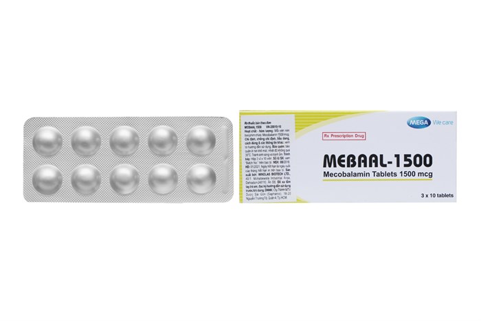 Mebaal mecobalamin 1500mcg mega (h/30v)