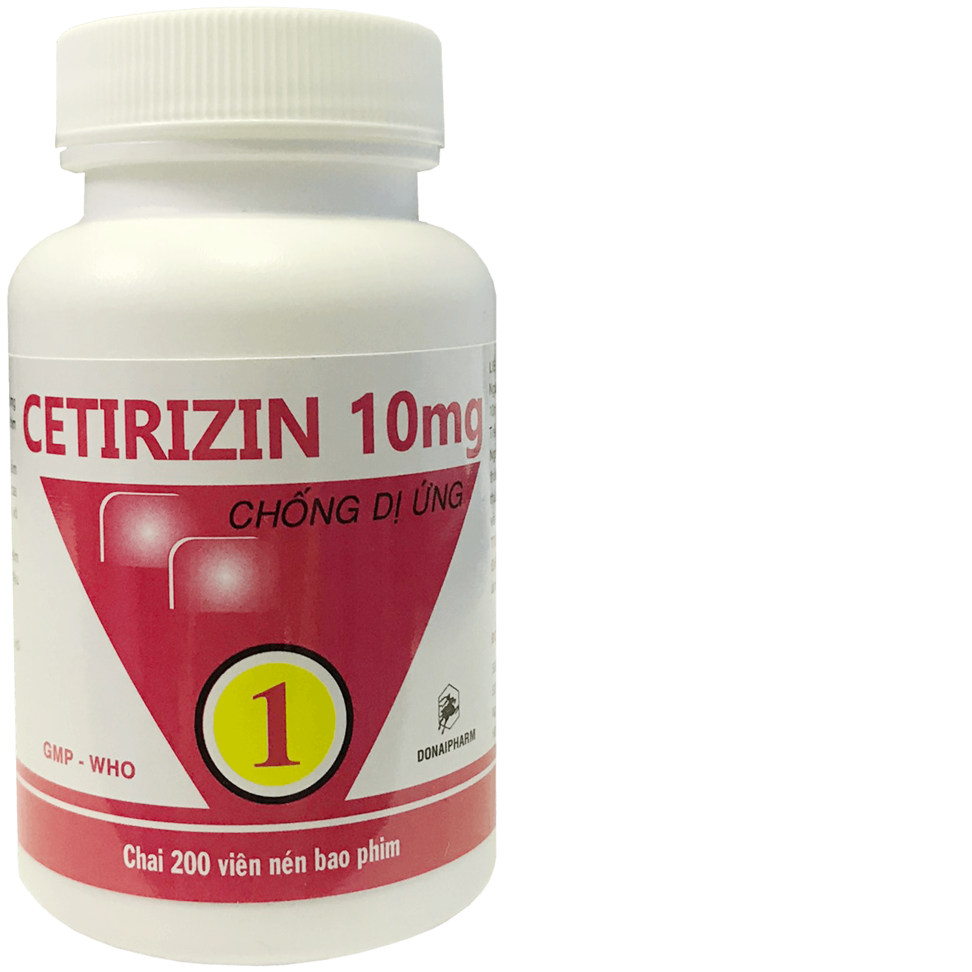 Cetirizin 10mg donai pharma (c/200v)-0